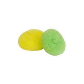 Quickie 502372 Mesh Scourer, Plastic Abrasive, 3-1/2 in Dia, Assorted