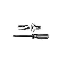 Fuller 100-0804 Screwdriver, 3/8 in, Phillips, 3 in L Shank