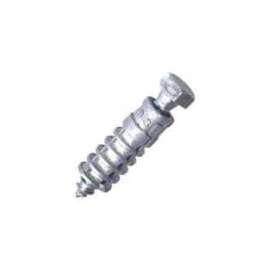 Cobra 254M Light to Medium Duty Long Lag Shield, 3/8 in, Zinc/Steel