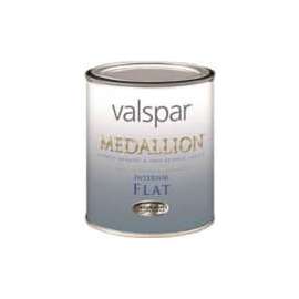 Valspar 1402 Interior Paint, Flat, Tint Base, 1 qt