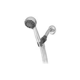 Waterpik ETC-443T Handheld Shower Head, 4-Spray Function, 60 in L Hose, Plastic, Chrome