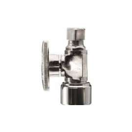 Plumb Pak PPC2068POLF Straight Stop Valve, 1/2 x 3/8 in Connection, OD x OD