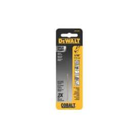 DeWALT DW1232 Drill Bit, 1/2 in Dia, 6 in OAL, Spiral Flute, 3/8 in Dia Shank