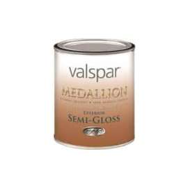 Valspar MEDALLION 4300 Series 122.0004305.005 Paint and Primer, Semi-Gloss, Clear Base, 946 mL