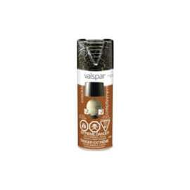 Valspar 11204 Crackle Spray Paint, Black, 12 oz, Aerosol Can