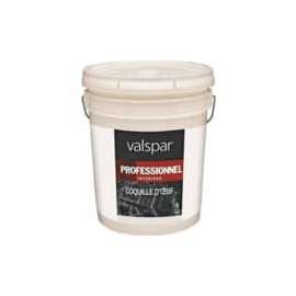 Valspar 118005GAL Latex Eggshell Paint, Velvet, High Hiding White, 5 gal Pail