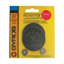 Gyros Tools Fiber Disks HT 1-3/4 in. D X 1/8 in. Fiberglass High Tensile Strength Cutting Disc 2 pc