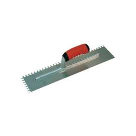 Marshalltown 4-1/2 in. W X 11 in. L Steel Notched Trowel