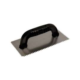 Marshalltown QLT 4 in. W X 9 in. L Steel Notched Trowel