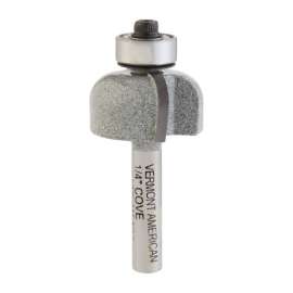 Vermont American 1-1/2 in. D X 1/4 in. X 1-3/8 in. L Carbide Tipped Cove Router Bit