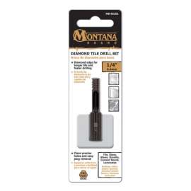 Montana Brand 1/4 in. Alloy Steel Drill Bit 1 pc