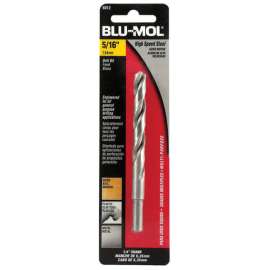 Blu-Mol Xtreme 5/16 in. X 4-1/2 in. L High Speed Steel Drill Bit Round Shank 1 pc
