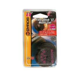 Gyros Tools Fiber Disk LT 1-1/2 in. D X 1/8 in. Fiberglass Low Tensile Strength Cutting Disc 12 pc