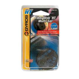 Gyros Tools Fiber Disk HT 1-1/2 in. D X 1/8 in. Fiberglass High Tensile Strength Cutting Disc 12 pc