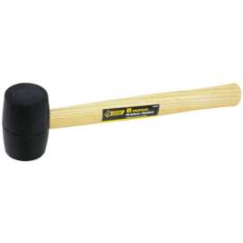 Steel Grip 8 oz Mallet Rubber Head Wood Handle