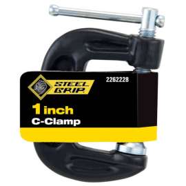 Steel Grip 1 in. Adjustable C-Clamp 1 pc