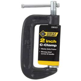 Steel Grip 2 in. X 1 in. D Adjustable C-Clamp 1 lb 1 pc