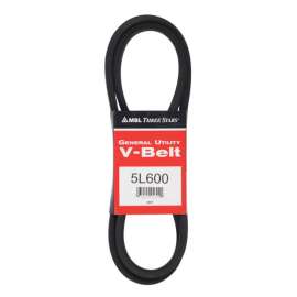 Mitsuboshi FHP 5L600 General Utility V-Belt 0.63 in. W X 60 in. L For Fractional Horsepower Motors