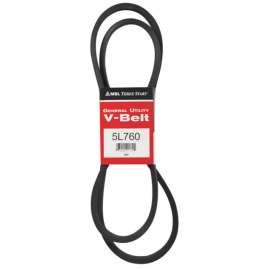 Mitsuboshi FHP 5L760 General Utility V-Belt 0.63 in. W X 76 in. L For Fractional Horsepower Motors