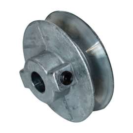 Chicago Die Cast 2 1/4 in. D Zinc Single V Grooved Pulley