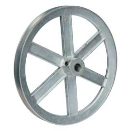 Chicago Die Cast 8 in. D Zinc Single V Grooved Pulley