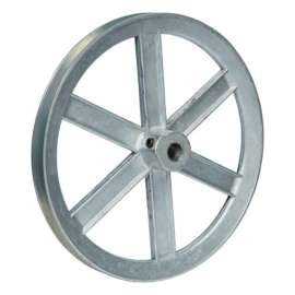 Chicago Die Cast 10 in. D Zinc Single V Grooved Pulley