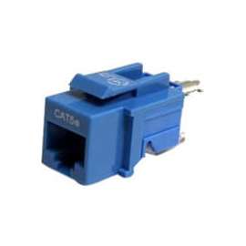 StarTech.com Cat5e Modular Keystone Jack Blue - Tool-Less