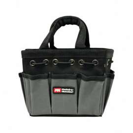 McGuire-Nicholas 4 in. W X 6 in. H Polyester Tool Bag 8 pocket Black 1 pc