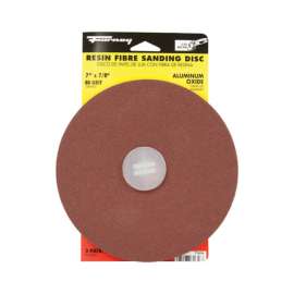 Forney 7 in. Aluminum Oxide Adhesive Sanding Disc 80 Grit 3 pk