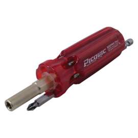 Picquic Sixpac Plus Multi-Bit Screwdriver 5.95 in. 7 pc