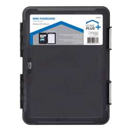 Home Plus Letter Size Plastic Side Opening Storage Clipboard