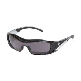 Safety Works Hellion Anti-Fog Safety Glasses Gray Lens Black Frame 1 pc