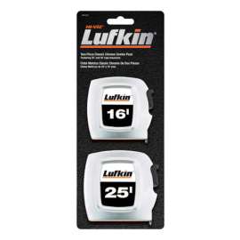 Lufkin 25 ft. L X 1 in. W Tape Measure Set 1 pk