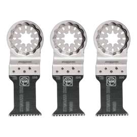 Fein Starlock 1-3/8 in. X 1-3/8 in. L Steel E-Cut Saw Blade 3 pk