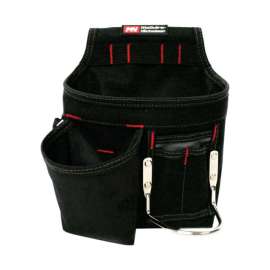 McGuire-Nicholas Polyester Tool Pouch 6 pocket Black 1 pc