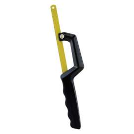 Great Neck 10 in. Close Quarter Hacksaw Black/Yellow 1 pc