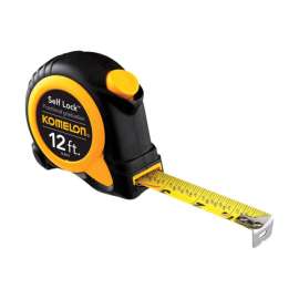 Komelon Self Lock Speed Mark 12 ft. L X 5/8 in. W Tape Rule 1 pk
