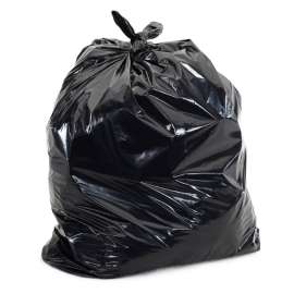 32" x 50" 42 Gal 3 Mil Black Contractor Bags, 20/Case, 168/Palet