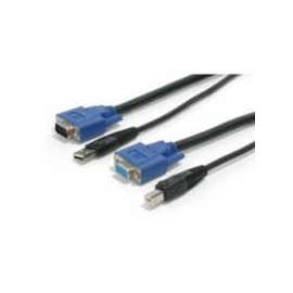 StarTech.com 15 ft 2-in-1 Universal USB KVM Cable