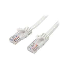 StarTech.com 5ft White Snagless Cat5e UTP Patch Cable