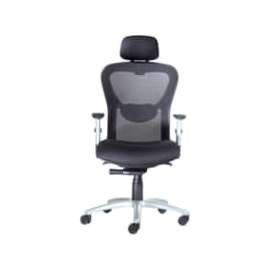 9 to 5 Seating Strata 1580 High-Back Mesh Chair with Silver Accents