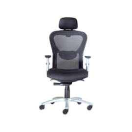 9 to 5 Seating Strata 1580 High-Back Mesh Chair with Silver Accents