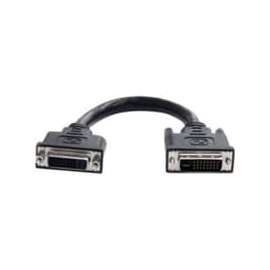 StarTech.com 6in DVI-I Dual Link Digital Analog Port Saver Extension Cable M/F