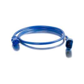 C2G 10ft 14AWG Power Cord (IEC320C14 to IEC320C13) - Blue