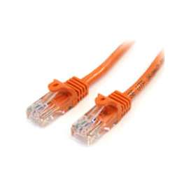 StarTech.com Snagless Cat5e UTP Patch cable - RJ-45 (M) - RJ-45 (M) - 0.9 m - UTP - ( CAT 5e ) - Orange