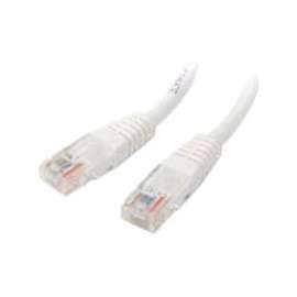 StarTech.com 15 ft White Molded Cat5e UTP Patch Cable