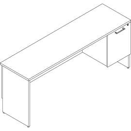 Lacasse Concept 300 Sahara Desking Unit