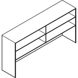 Lacasse Hutch with Doors - 44" H