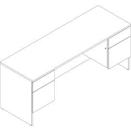 Lacasse Concept 400E Credenza - 4-Drawer