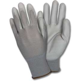 Safety Zone Gray Coated Knit Gloves